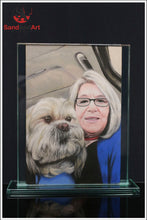 Load image into Gallery viewer, Convert Your Favorite Photo into Sand Portrait (Two Faces (Medium Size))