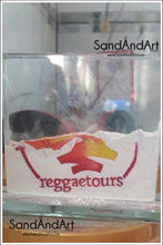 Load image into Gallery viewer, Personalize Your Picture into Glass Vase by Sand   | Sand Portrait | SAND ART | (Small Size)