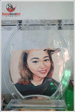 Load image into Gallery viewer, Custom Sand Portrait from Photo (One Face (Regular Size))  | Sand Portrait | SAND ART