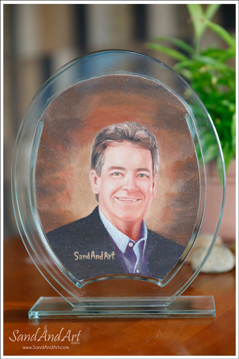 Sand Portrait Sand Painting Portraits From Photo Turn Picture Into