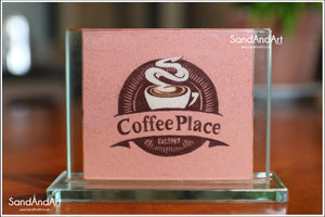 Custom Your Photos into Glass Vase by Sand  | Sand Portrait | SAND ART | (Small Size)