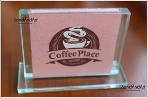 Custom Your Photos into Glass Vase by Sand  | Sand Portrait | SAND ART | (Small Size)