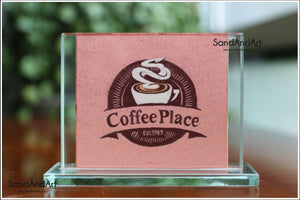 Custom Your Photos into Glass Vase by Sand  | Sand Portrait | SAND ART | (Small Size)