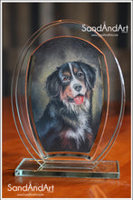 Load image into Gallery viewer, Recreate Your Dog&#39;s Photo into a Sand Portrait (One Face (Regular Size))