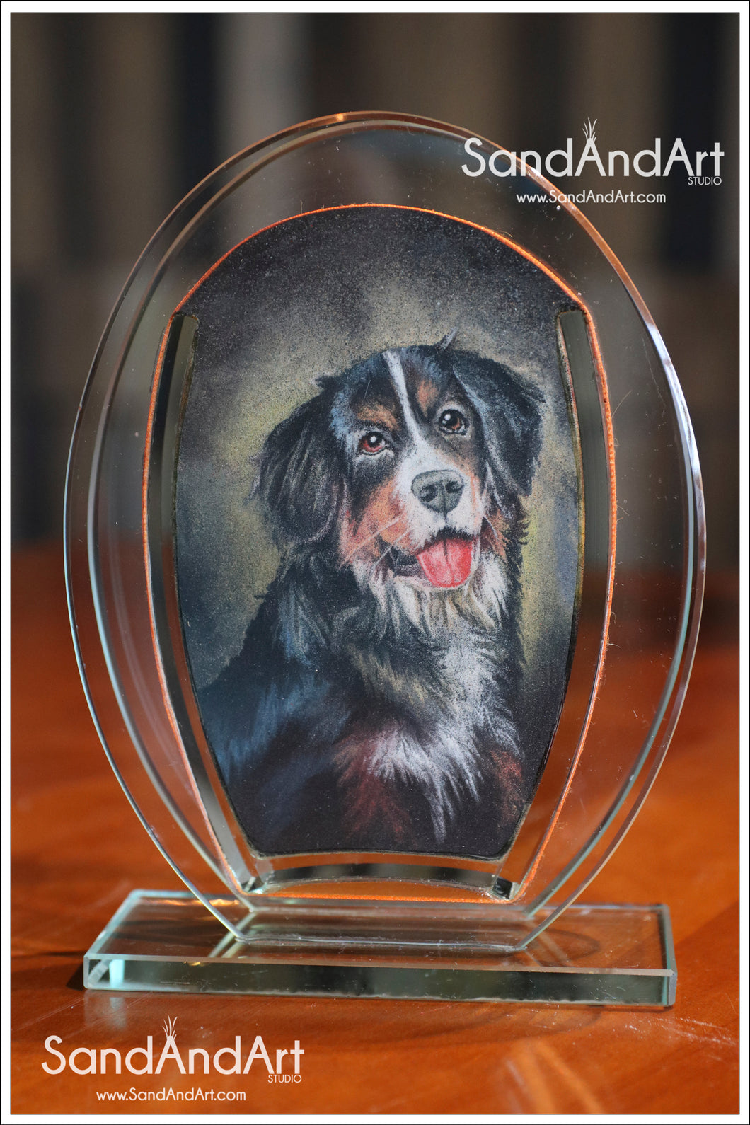 Recreate Your Dog's Photo into a Sand Portrait (One Face (Regular Size))