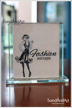 Load image into Gallery viewer, Your Photo Into Glass Vase  | Sand Portrait | SAND ART | (Small Size)