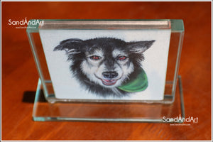 Recreate Your Dog's Photo into a Sand Portrait (One Face (Small  Size))