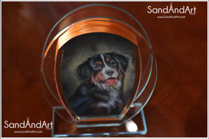 Recreate Your Dog's Photo into a Sand Portrait (One Face (Regular Size))