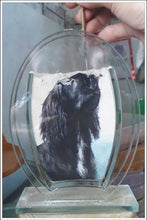 Load image into Gallery viewer, Recreate Your Dog&#39;s Photo into a Sand Portrait (One Face (Regular Size))