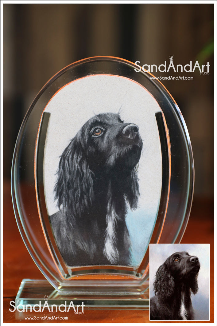 Recreate Your Dog's Photo into a Sand Portrait (One Face (Regular Size))