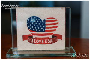 Custom Your Photos into Glass Vase by Sand  | Sand Portrait | SAND ART | (Small Size)