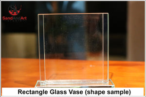 Your Photo Into Glass Vase by Sand   | Sand Portrait | SAND ART | (Small Size)