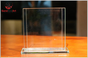 Custom Your Photos into Glass Vase by Sand  | Sand Portrait | SAND ART | (Small Size)