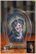 Load image into Gallery viewer, Recreate Your Dog&#39;s Photo into a Sand Portrait (One Face (Regular Size))