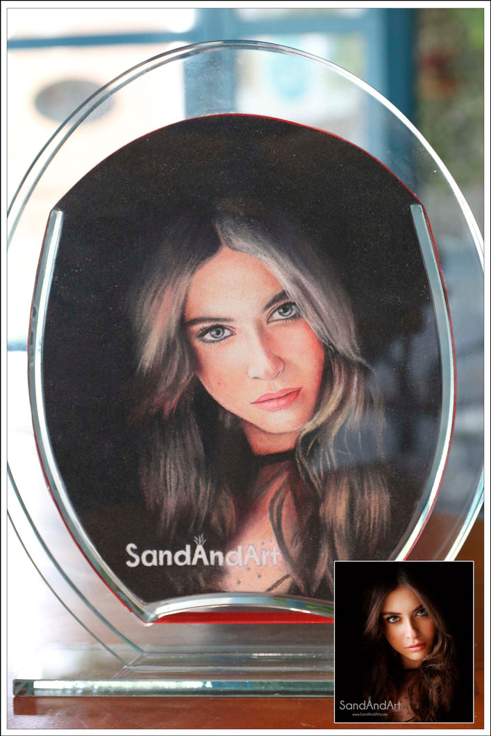 Replicate your Photo into Sand Portrait (One Face (Large Size))