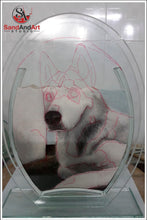 Load image into Gallery viewer, Recreate Your Dog&#39;s Photo into a Sand Portrait (One Face (Regular Size))