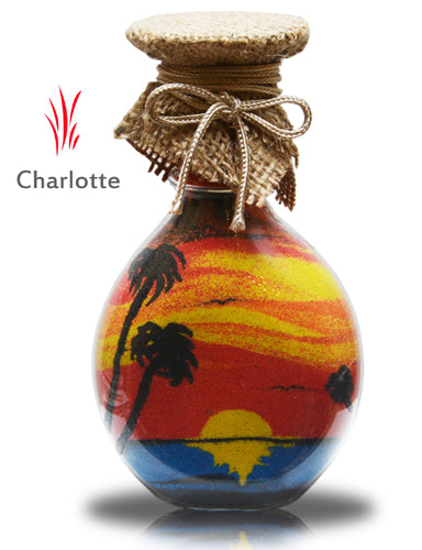 Sand Art In Glass Bottle