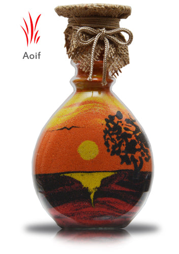 Colored Sand Art In Bottle