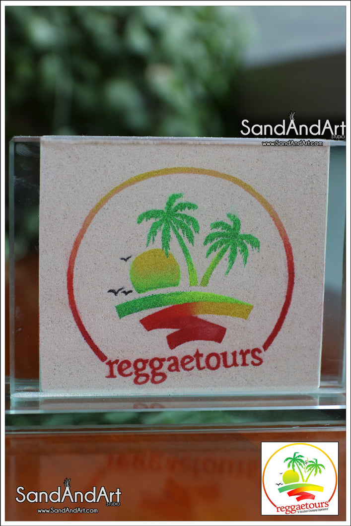 Personalize Your Picture into Glass Vase by Sand   | Sand Portrait | SAND ART | (Small Size)