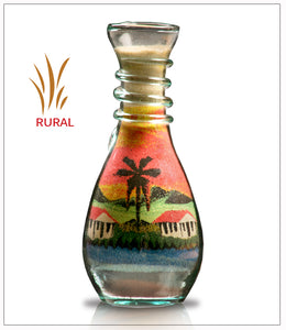 Glass Sand Art Bottles
