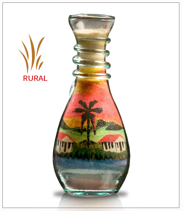 Glass Sand Art Bottles