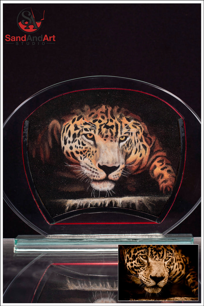 Custom Pet Portrait from Photo |  Sand Portrait | SAND ART | (Regular Size)