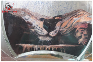 Custom Pet Portrait from Photo |  Sand Portrait | SAND ART | (Regular Size)