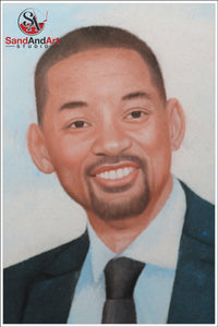 Personalize Photo to Sand Portrait (One Face (Large Size))