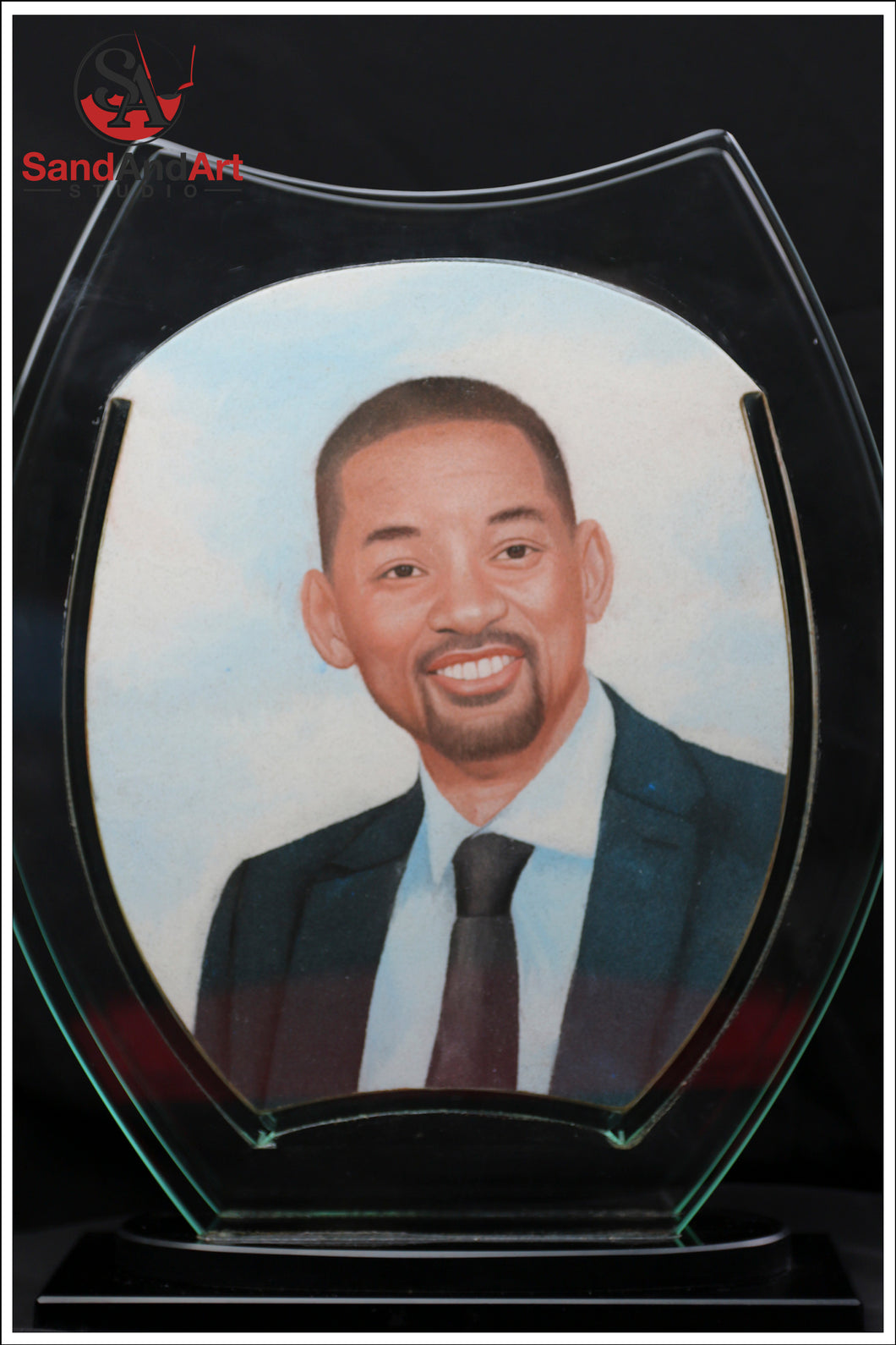 Personalize Photo to Sand Portrait (One Face (Large Size))