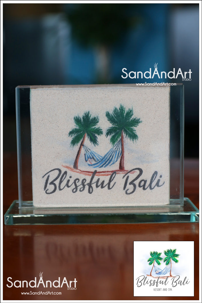 Custom Logo Picture into Sand Portrait | SAND ART | (Small Size)