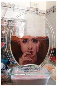 Recreate Your Photo into Sand (One Face (Medium Size))  | Sand Portrait | SAND ART