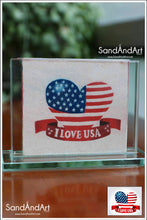 Load image into Gallery viewer, Custom Your Photos into Glass Vase by Sand  | Sand Portrait | SAND ART | (Small Size)