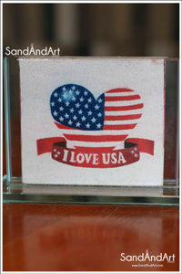 Custom Your Photos into Glass Vase by Sand  | Sand Portrait | SAND ART | (Small Size)