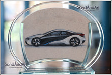 Load image into Gallery viewer, Your Photo Into Glass Vase by Sand   | Sand Portrait | SAND ART | (Small Size)