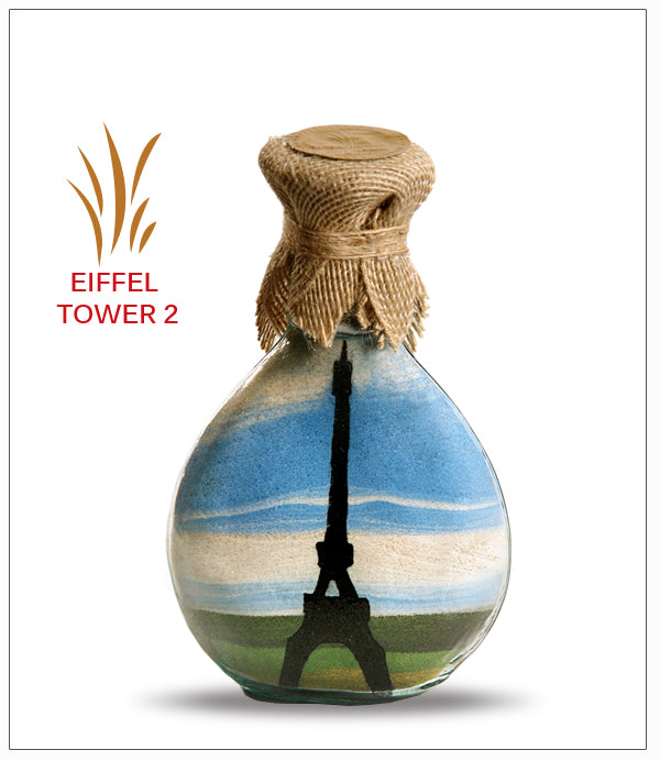 Sand Art Bottle Gift Eiffel Tower